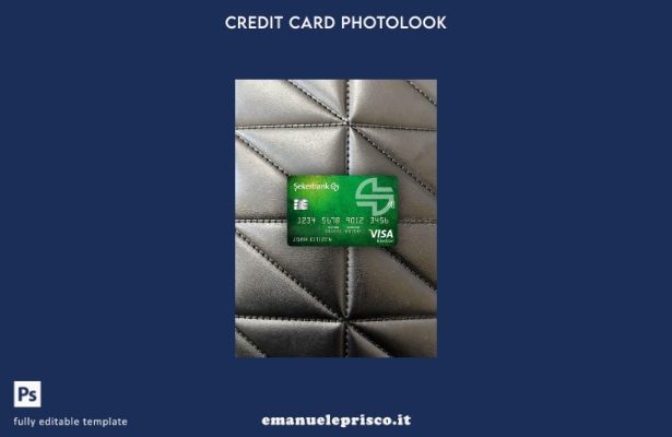 modello frontale photolook con carta elettronica visto Turchia Sekerbank stile v
